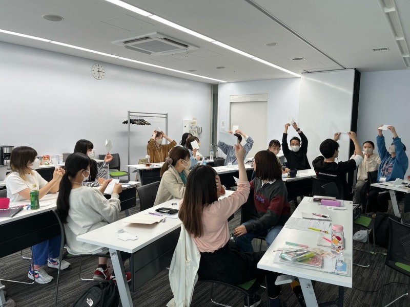 NPO法人野外遊び喜び総合研究所の研修風景