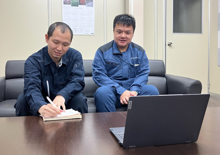 株式会社旭金属の中川さんと北さん