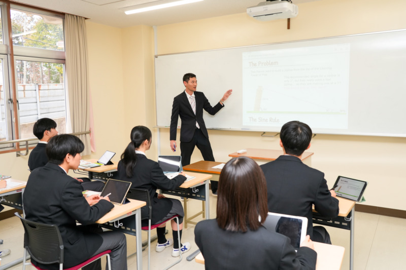 アサンプション国際中学校高等学校の授業風景