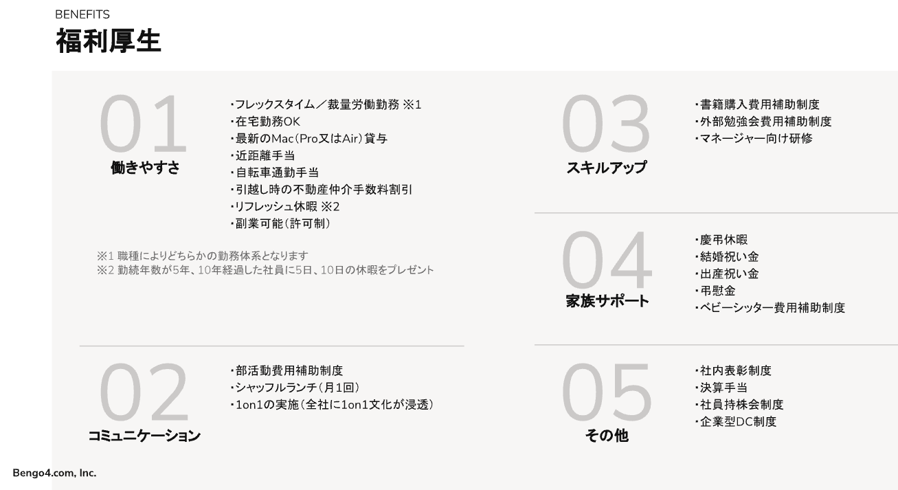 弁護士ドットコム株式会社の福利厚生制度等