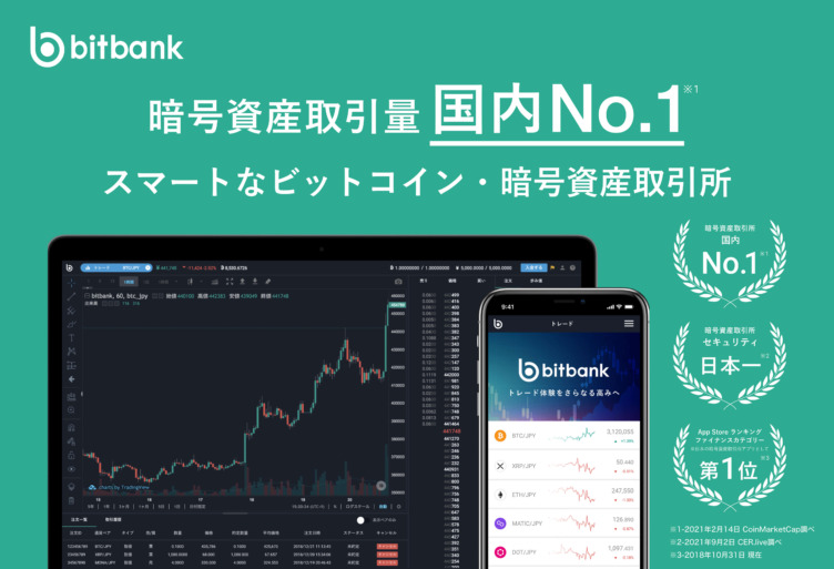 ビットバンクの取引所サービスのイメージ画像