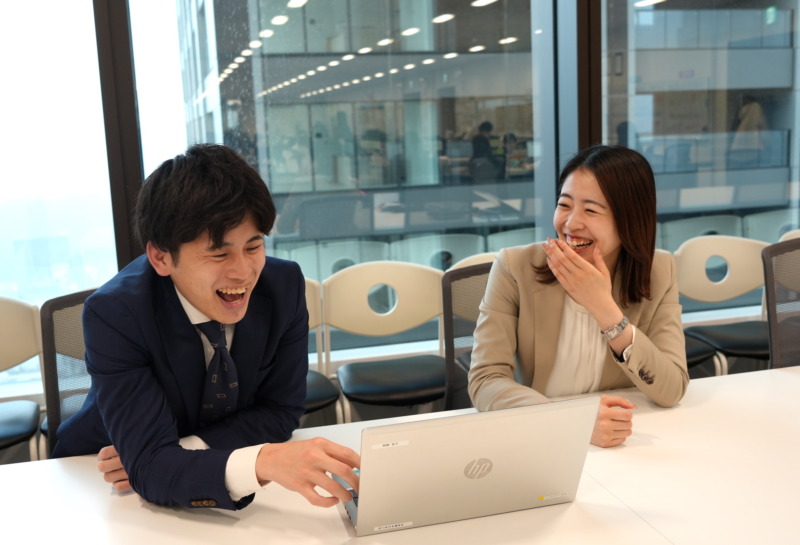 株式会社キャムコムの赤澤さん、株式会社綜合キャリアオプションの山元さん