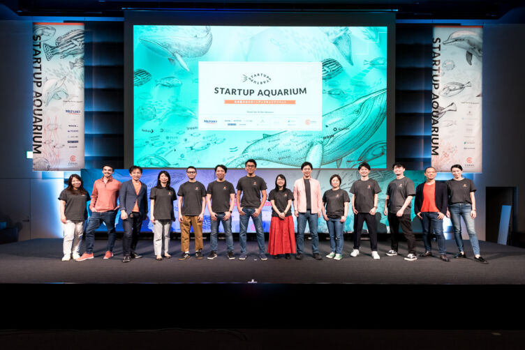 Coral Capitalのイベント「STARTUP AQUARIUM」でのCoral Capitalのメンバー集合写真