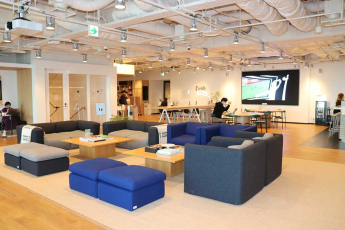 株式会社DeNA SOMPO Mobilityのオフィス風景（WeWork 渋谷スクランブルスクエア）