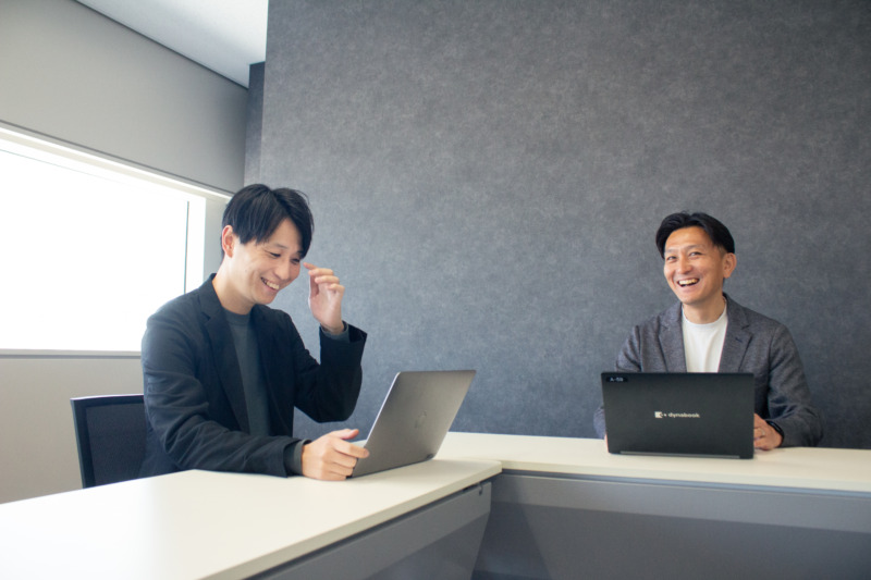 株式会社grabssの渡辺さん、子安さん