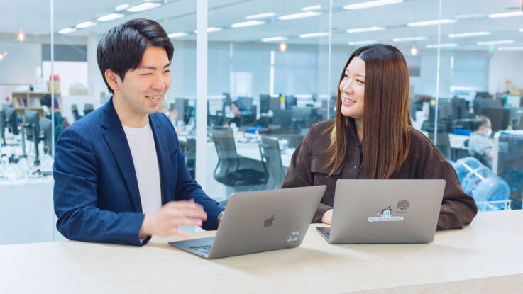 株式会社iCAREの溝呂木愛さんと鈴木智大さん