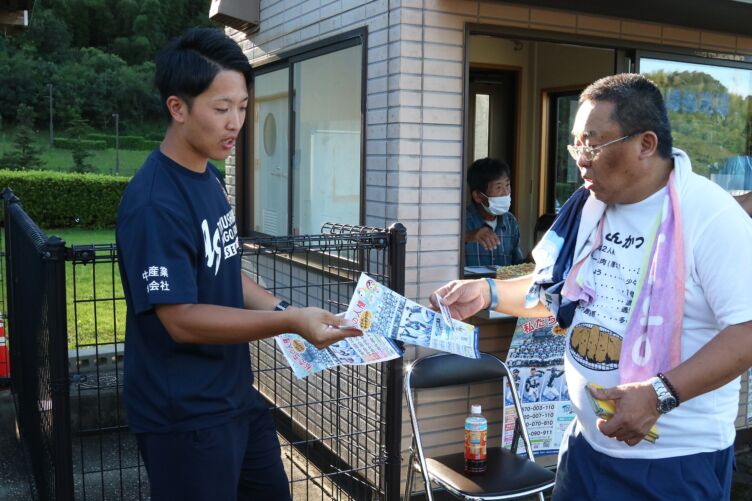 株式会社パブリック・ベースボールクラブ徳島球団職員の高島駿輝さん