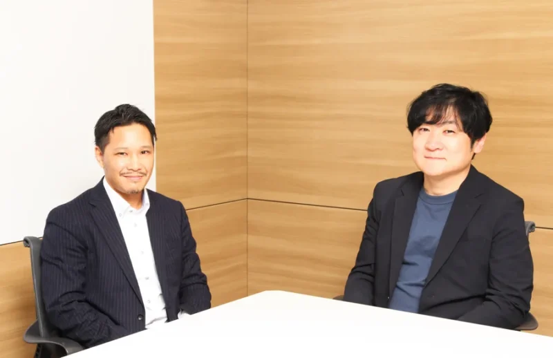 監修者曽和氏（株式会社人材研究所代表）とミライのお仕事編集部（兼MoreJob現役キャリアアドバイザー）粕尾の写真