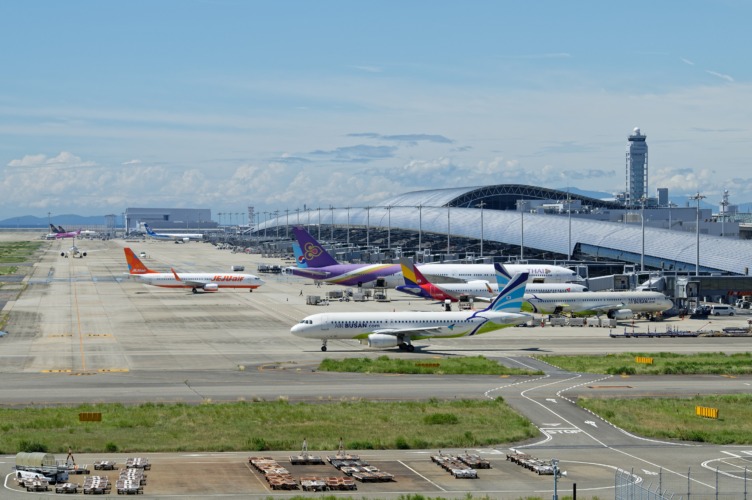 関西国際空港の様子