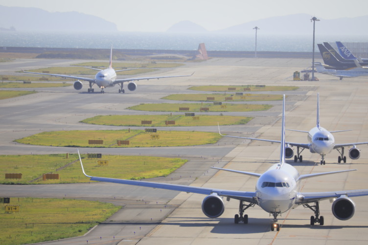 関西国際空港の様子