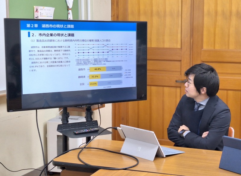 湖西市役所の青澤さん