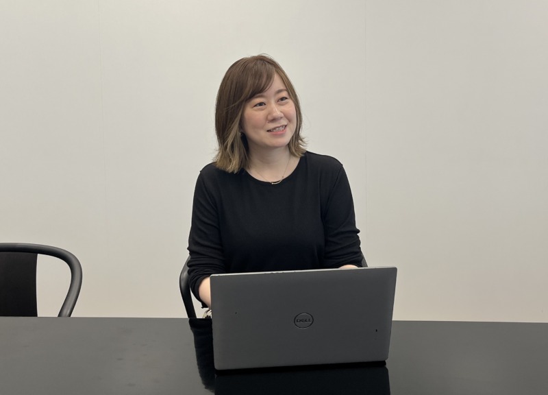 LINEヤフー株式会社の長井さんのインタビュー風景