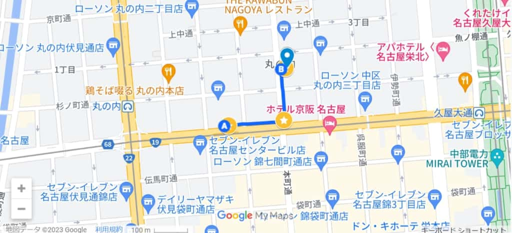 みらいキャリア本社地図