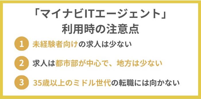 マイナビITエージェントを利用するときの注意点