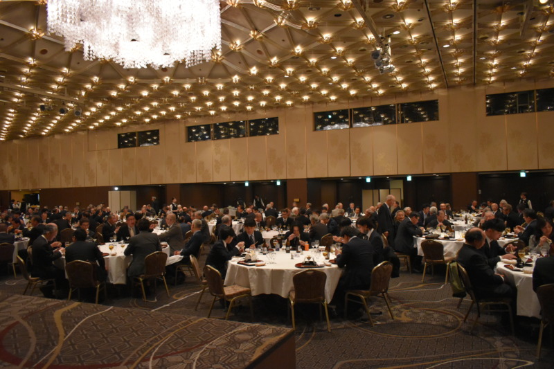 株式会社日本電気保安協会の経営計画発表会の様子
