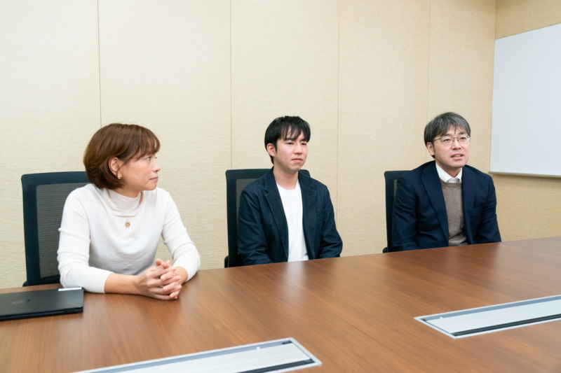 株式会社PFUの北村さん、土江さん、副島さん