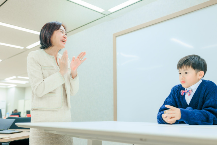 株式会社ランクアップのお仕事体験の様子