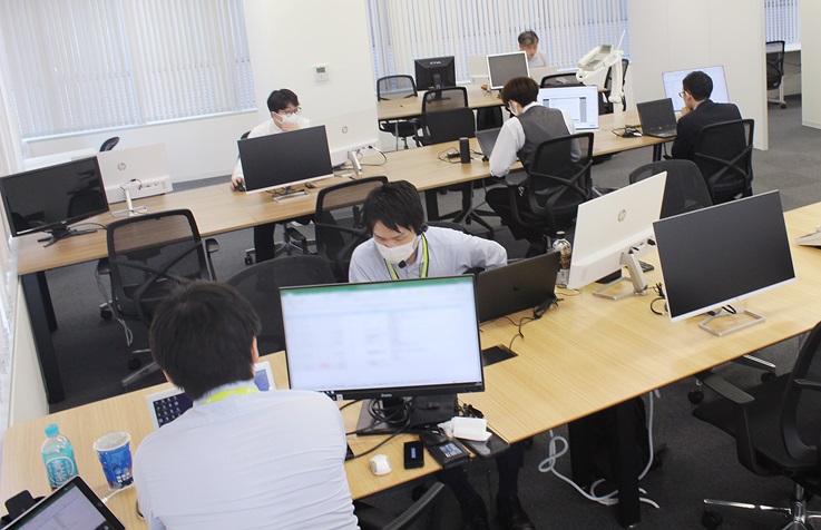 ロボフィス株式会社の勤務風景