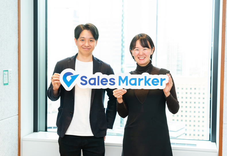 インタビューに応じてくれた株式会社Sales Markerの陳さんと照沼さん