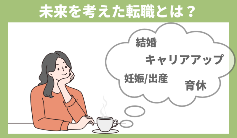 30代の女性は”自分の未来”を考えた転職になる