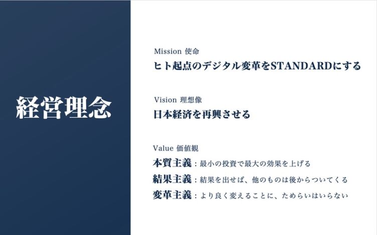 株式会社STANDARDのミッション