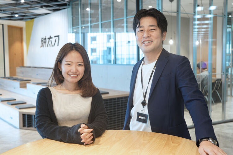 株式会社助太刀の繁田さんと植村さん