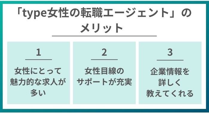 type女性の転職エージェントの良い評判からみるメリット