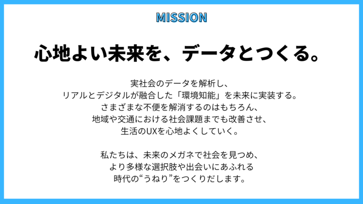 株式会社unerryのミッションをまとめた図