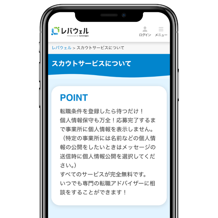 公式サイトより、個人情報公開有無の画像