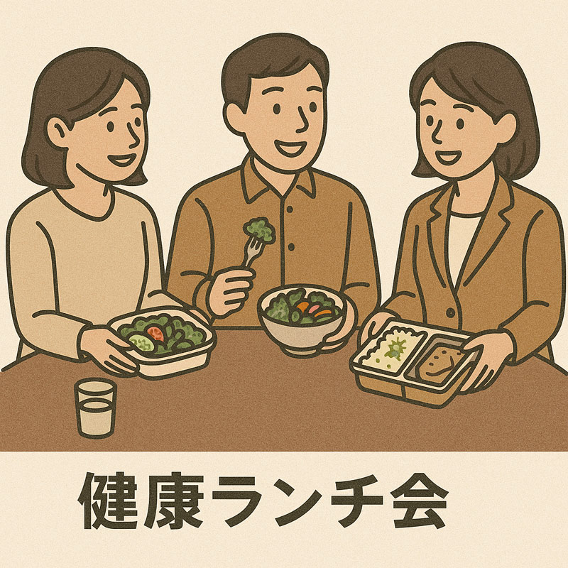 MoreJob株式会社では「健康ランチ会」の定期開催を実施