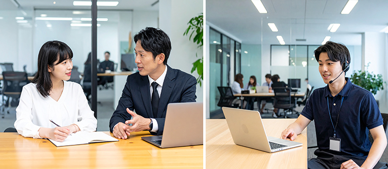 MoreJobInternから活躍しているインターン生の様子