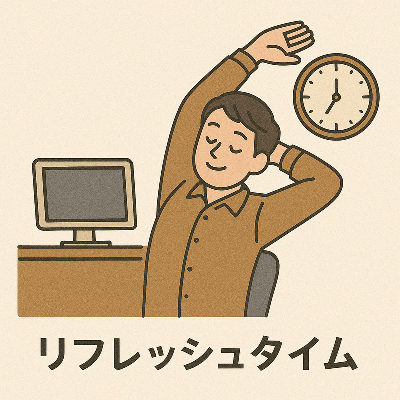 MoreJob株式会社ではリフレッシュタイムを導入
