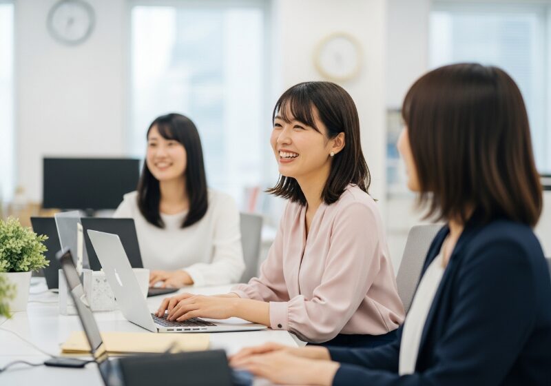 オフィスで働く女性（株式会社ネクストレベル）